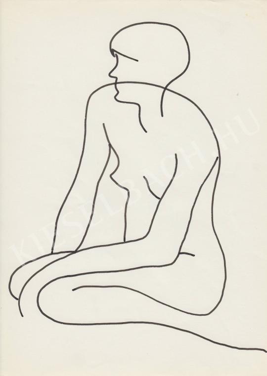 For sale  Rózsahegyi, György - Sitting Nude 's painting